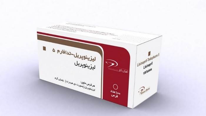 میزان مصرف لیزینوپریل